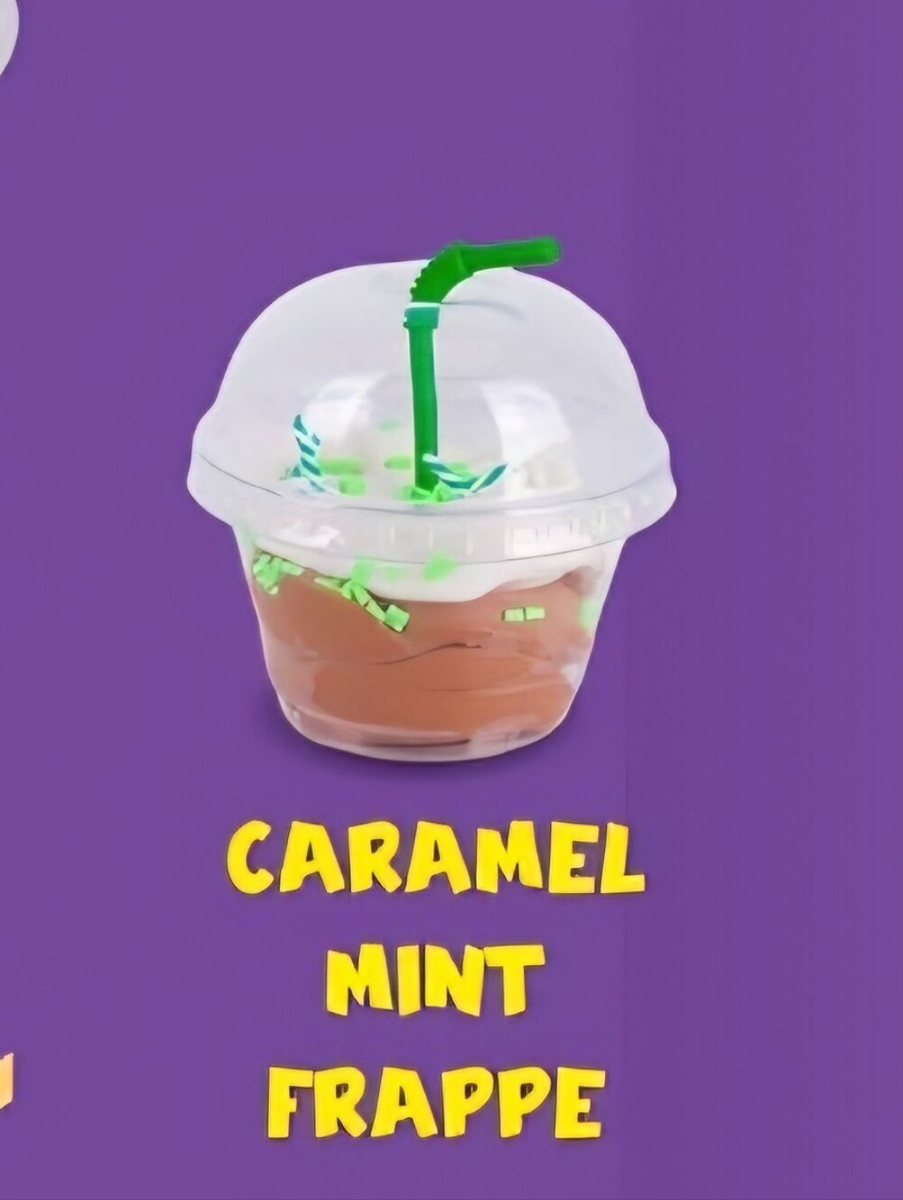 Ooey Gooey Slime Surprise Caramel Mint Frappe